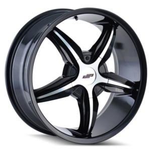DIP-WHEELS-DIPLOMAT-D35-BLACK-RIM-with-MACHINED-FACE