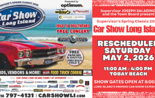 Long Island Car Show 2026 May 2 2026 Tobay Beach presented by Whitey’s Tire Service